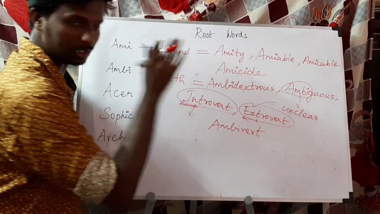 Root words vocab in Tamil  Part -1( SSC AND BANK)