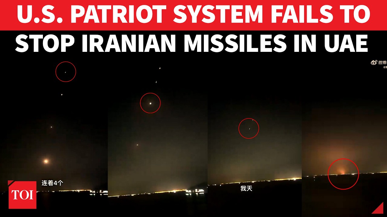 On Cam: Trump’s ‘Favourite’ Patriot Defences FAIL To Shoot Down Iranian Missiles Over UAE Oil Sites