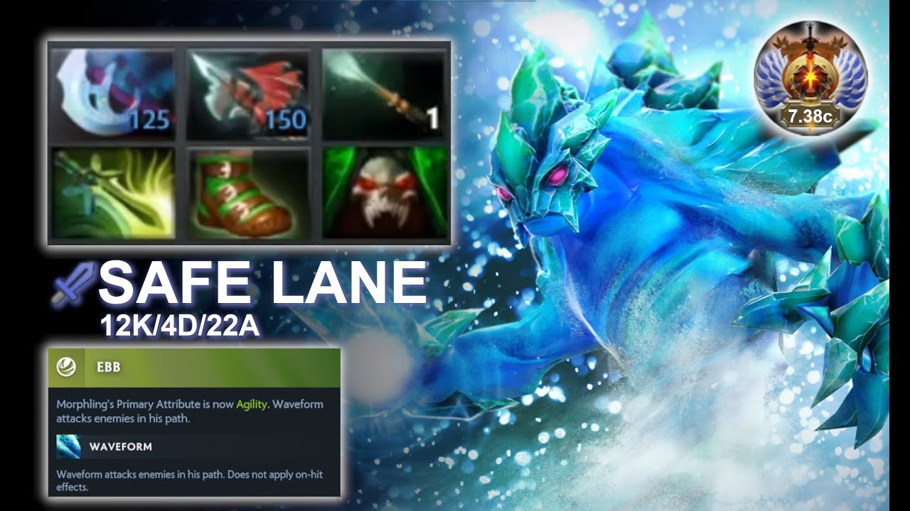 Morphling Safe Lane | 7.38c | EBB Facet | Pos 1 Morph