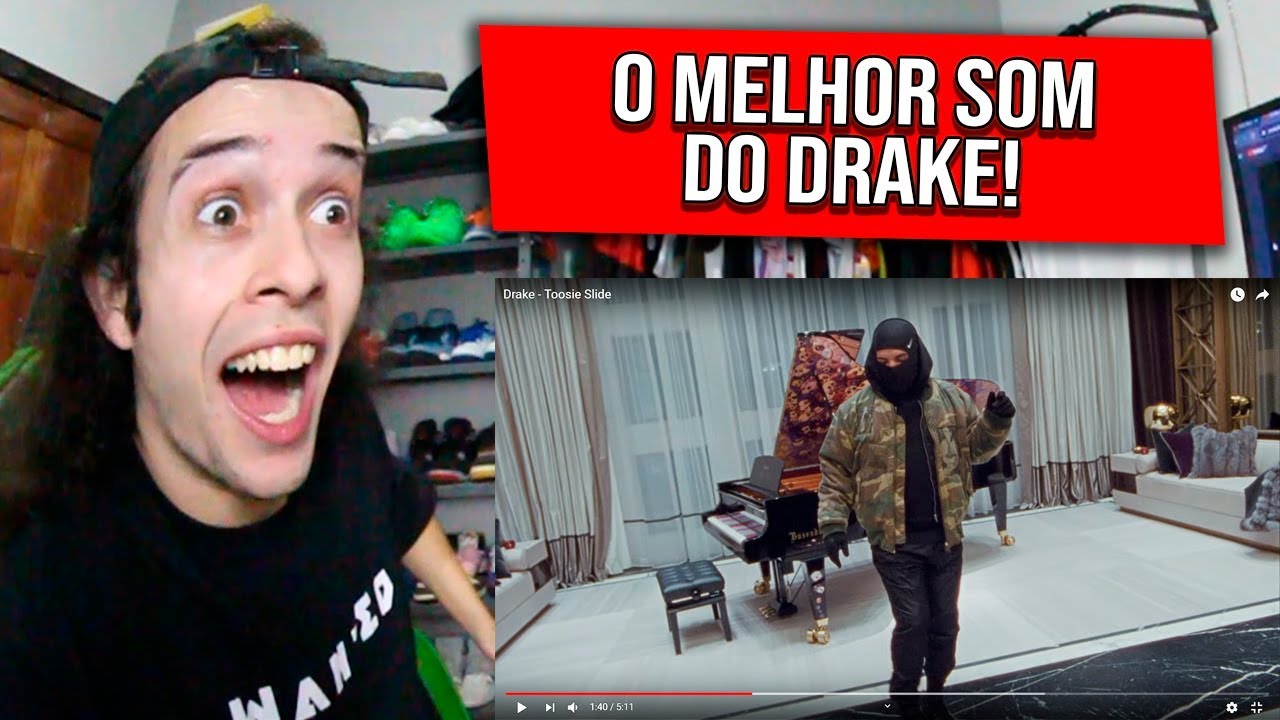 (DRAKE FEZ HIT 🔥) REAGINDO a Drake - Toosie Slide - REACT/REAÇÃO