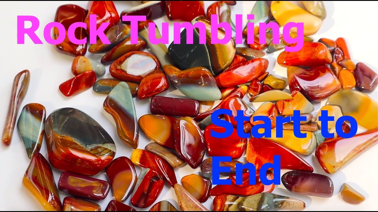 Rock Tumbling with Jasper - start to finish