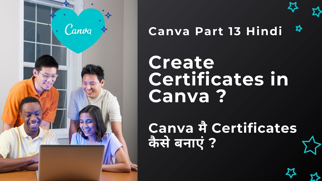 Canva Part 13 : Create Certificates in Canva | How to make Certificates in Canva | Canva Certificate