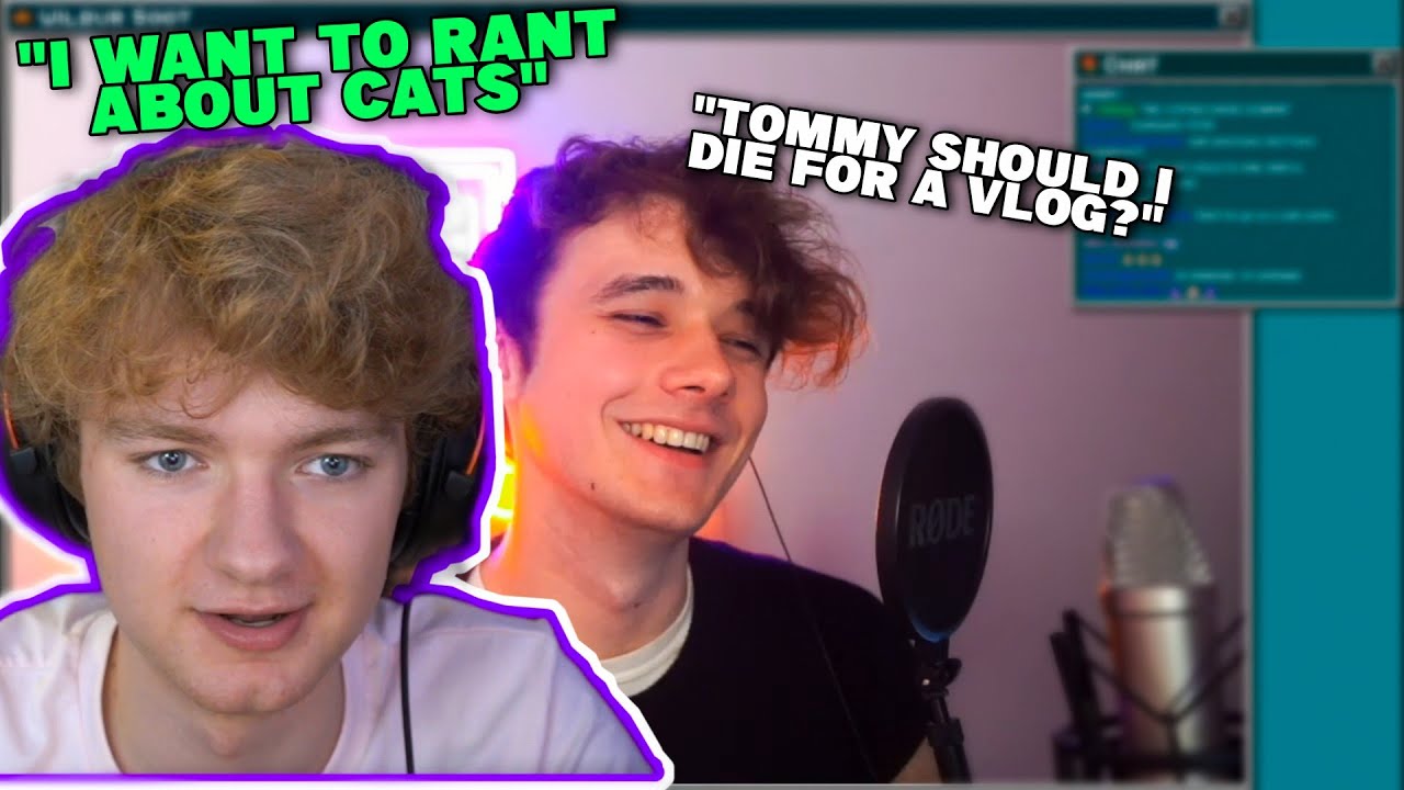 Tommy Joins Wilbur and Talks About Upcoming Vlog & Rants About Cats