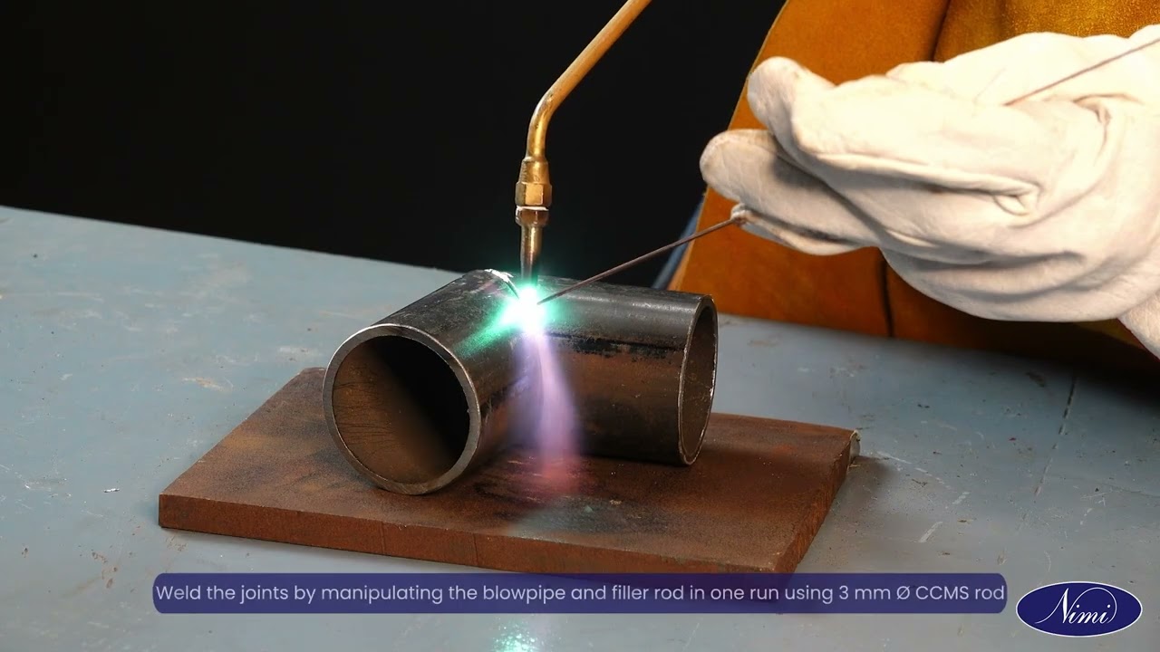 Pipe welding—Elbow Joint on MS pipe 50 mm and 3 mm WT 1G OAW | NIMI | DIGITAL | TAMIL |