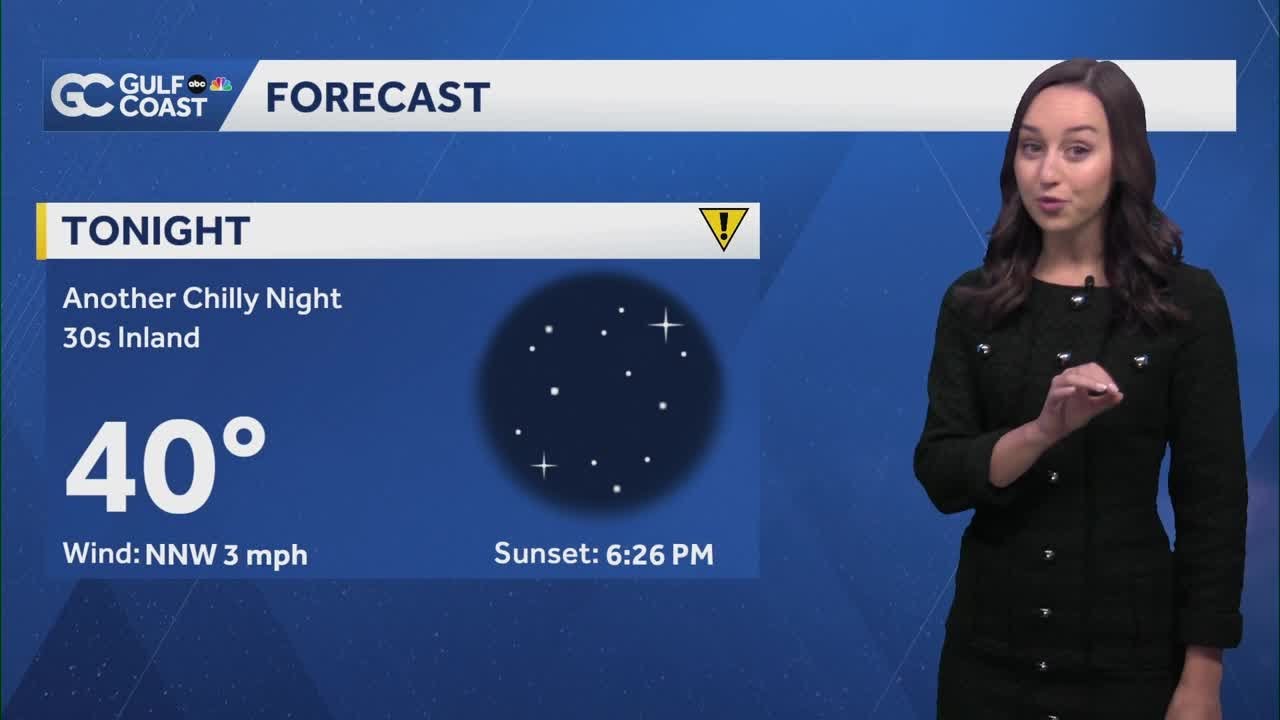 Another chilly night Tuesday for Southwest Florida