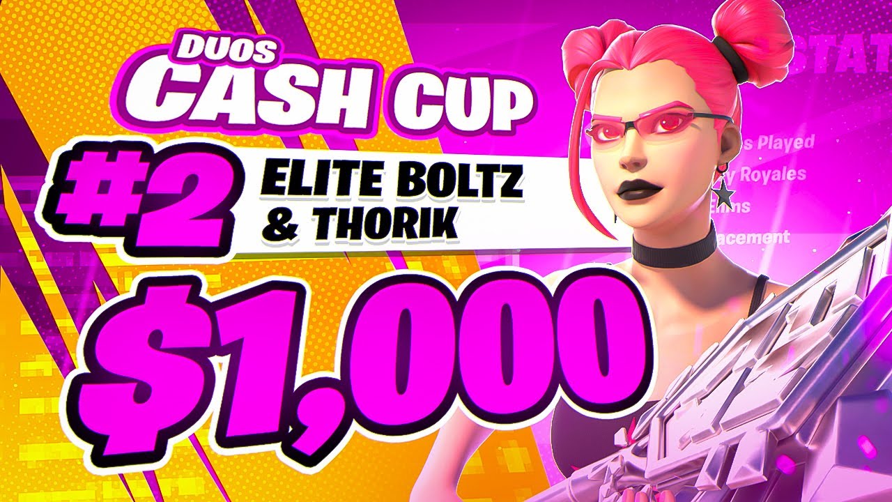 2ND PLACE DUO CASH CUP FINALS ($1000) 🏆