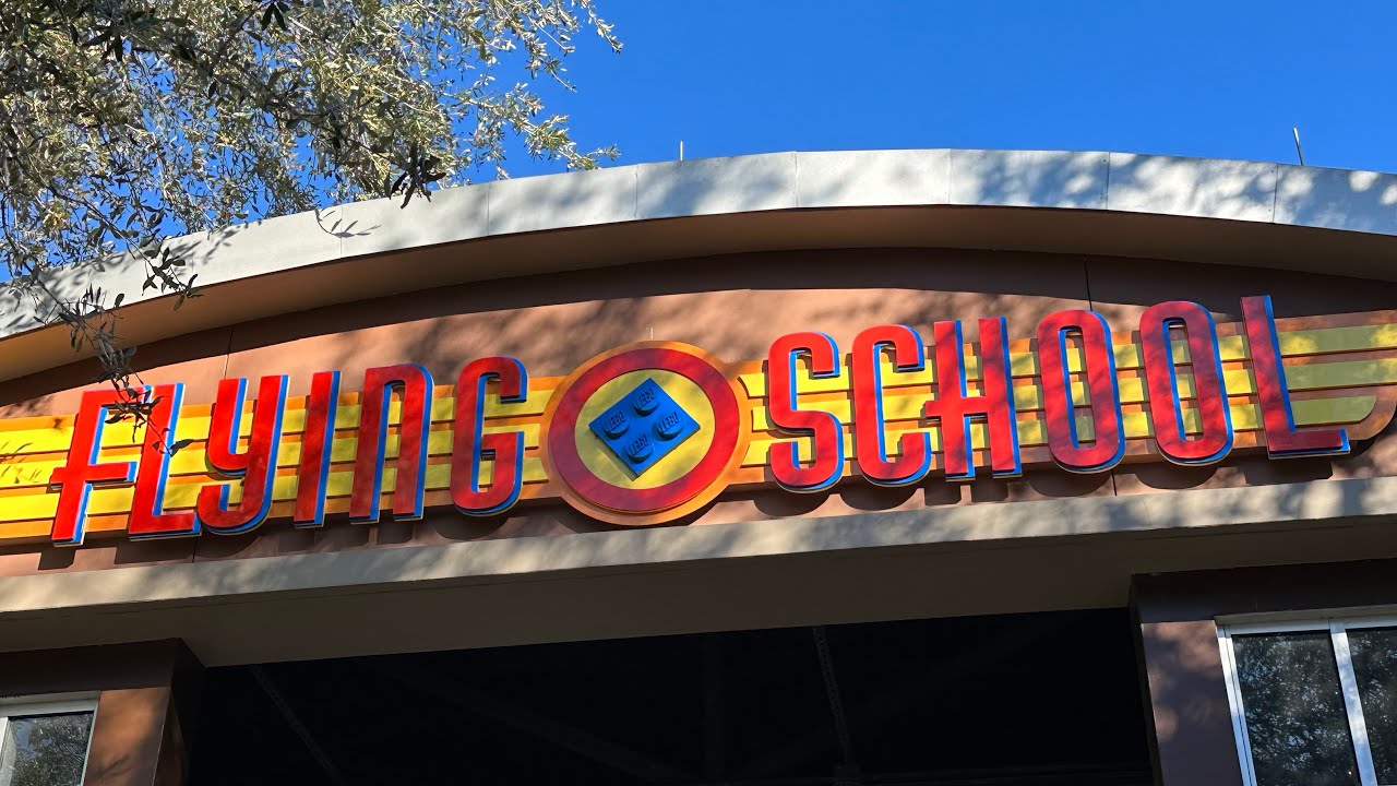 Flying School at LEGOLAND Florida On-Ride POV &bull; Front Row! Vekoma Inverted Coaster 2023 4K