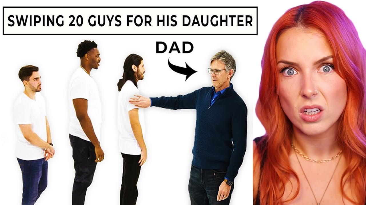 Dad Swipes 20 Guys For His Daughter...