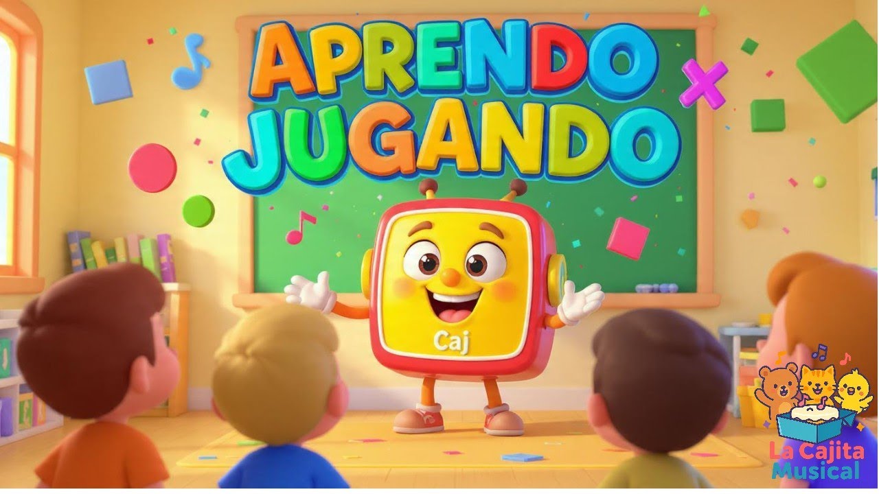 Aprendo Jugando 🎨🎵 | Canci&oacute;n Infantil Educativa | La Cajita Musical