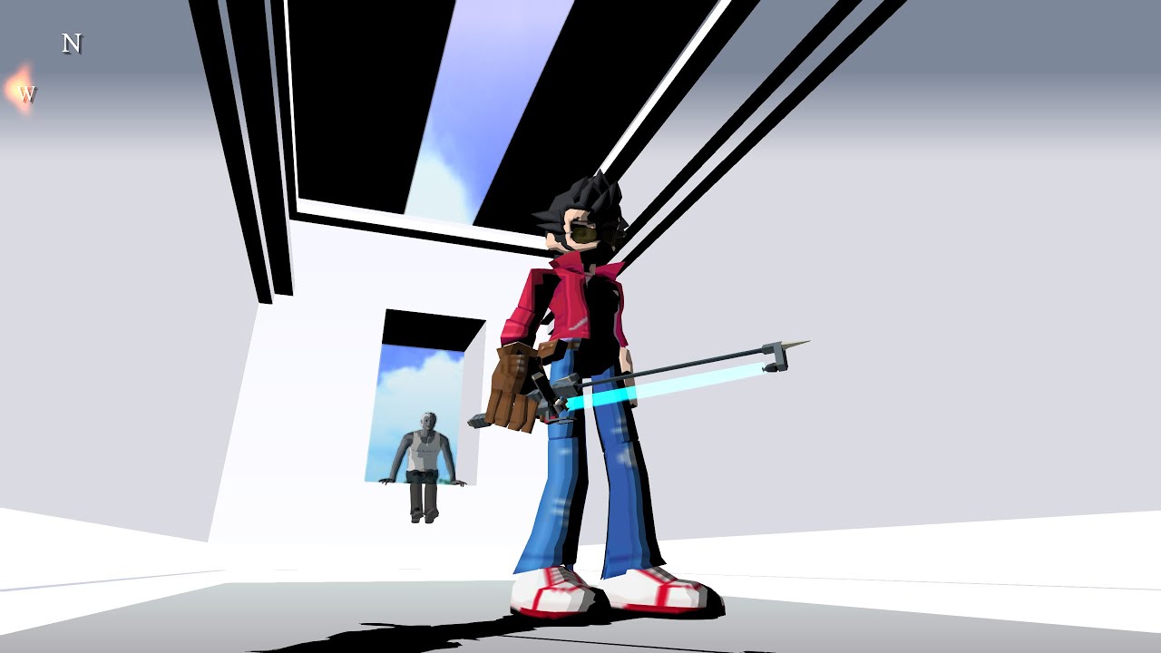 Travis Touchdown PSX by suitNtie - killer7 port