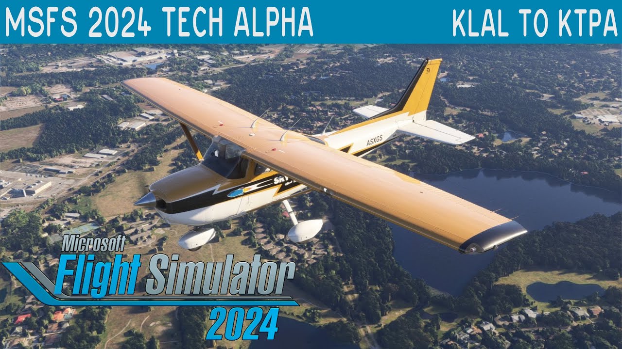 Flight Simulator 2024 Tech Alpha - KLAL to KTPA