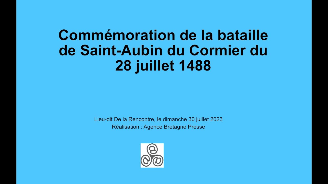 Commémoration de la bataille de Saint-Aubin-du-Cormier