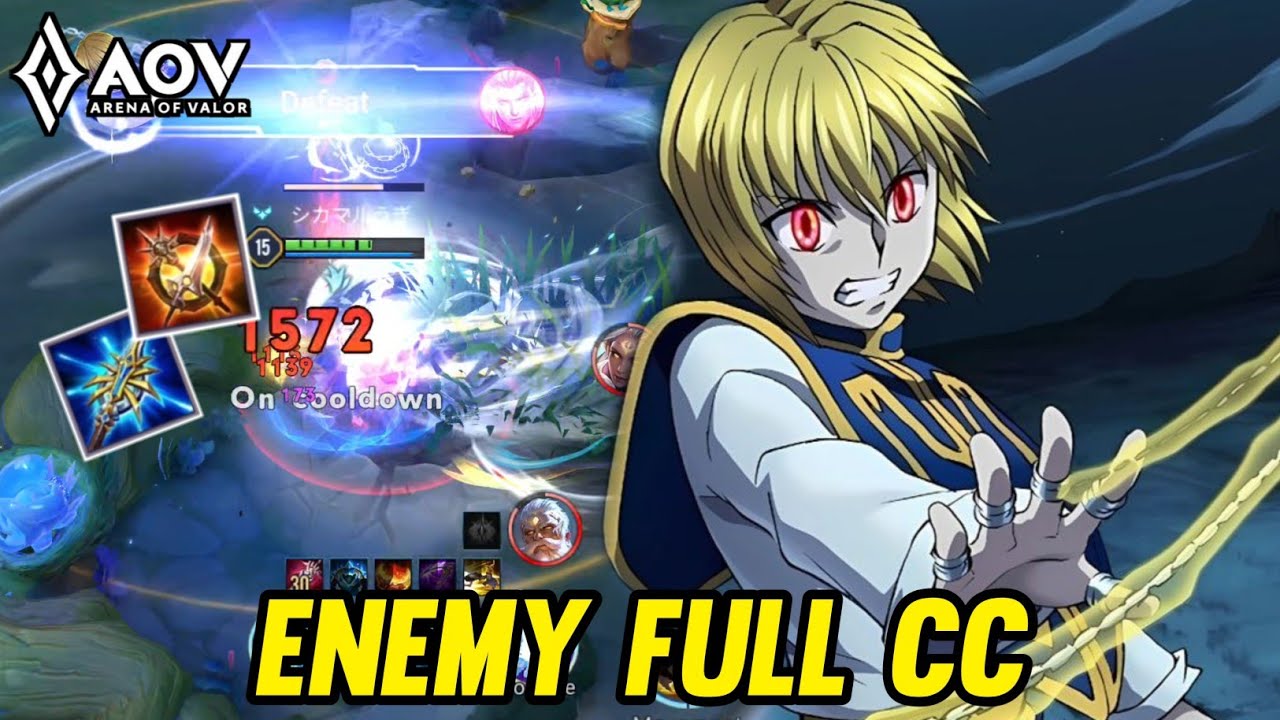 AOV : ENZO GAMEPLAY | ENEMY FULL HERO CC - ARENA OF VALOR LIENQUANMOBILE ROV 