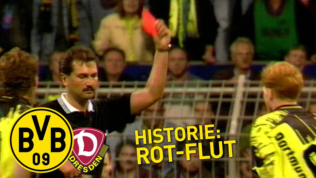 Rotflut! Die meisten Platzverweise in der Bundesliga-Geschichte! | BVB - Dynamo Dresden