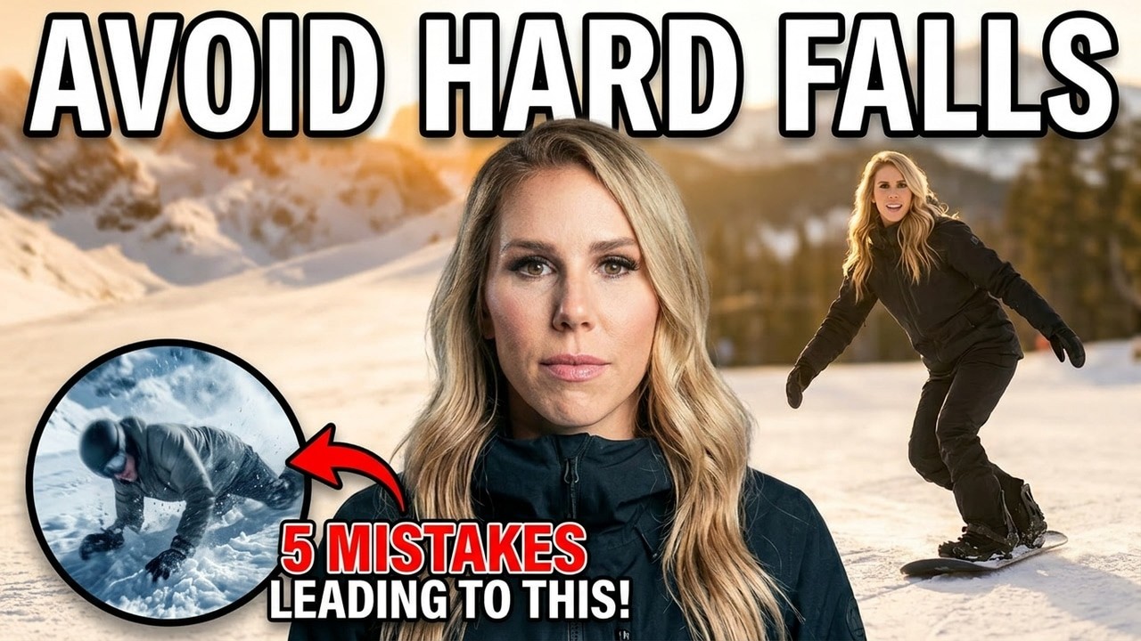 How to not fall skiing & snowboarding