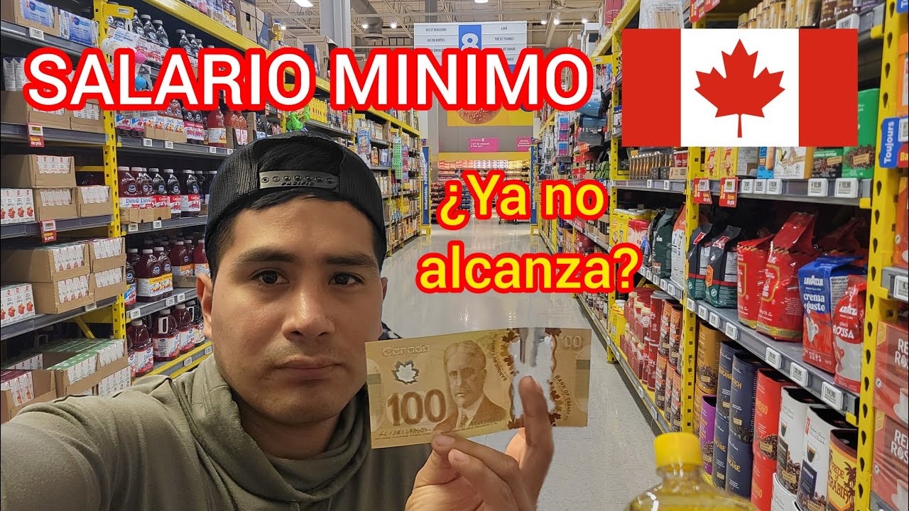 COMPRAS con Un DIA de  SALARIO MINIMO EN CANADA 🇨🇦 #vivirencanadá #trabajarencanada