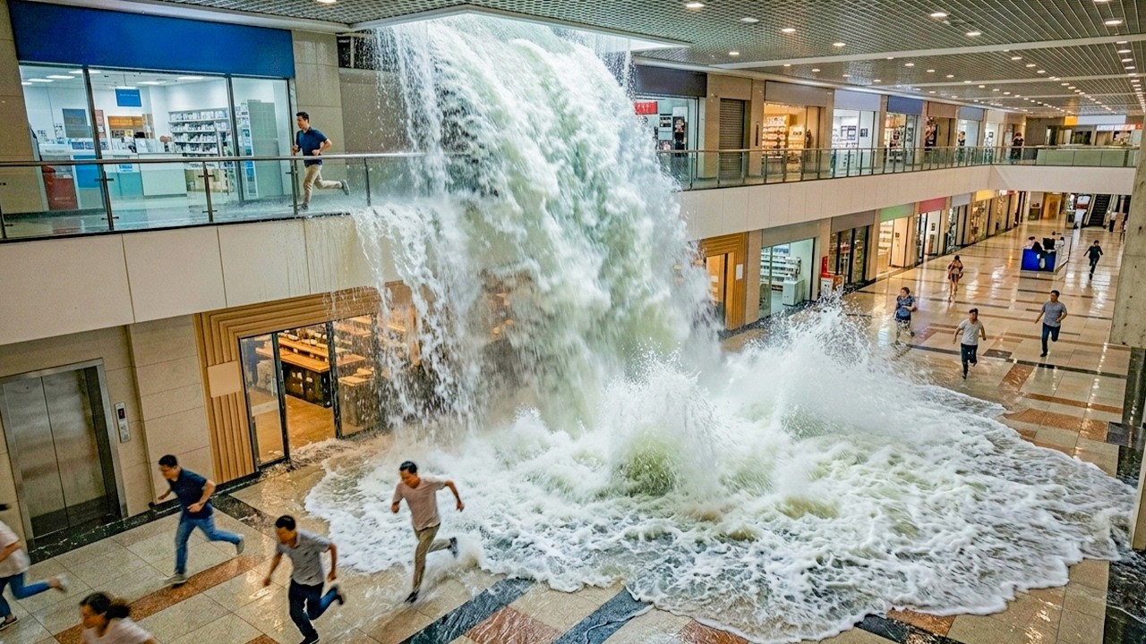 Insane Shopping Mall Collapses and Mistakes Caught on Camera