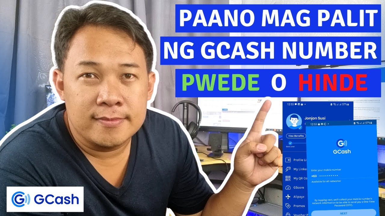 PAANO MAGPALIT NG GCASH NUMBER | GCASH ACCOUNT | 2023