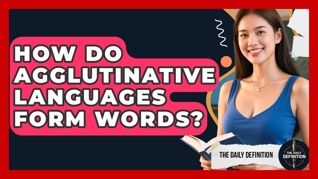 How Do Agglutinative Languages Form Words? - The Daily Definition