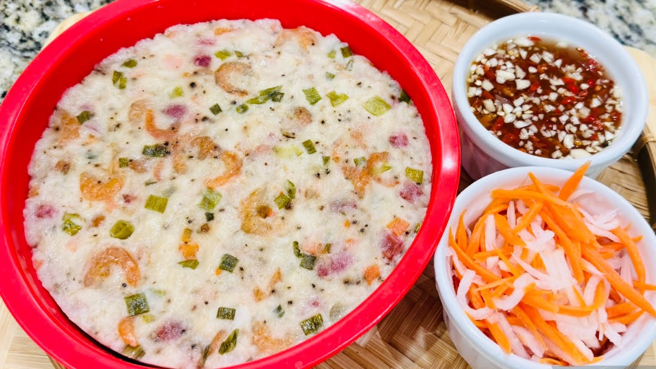 Bánh Đúc Mặn Thập Cẩm Làm Vừa Nhanh Vừa Đơn Giản Lại Dẻo Béo Thơm Ngon Ăn Không Bị Ngán