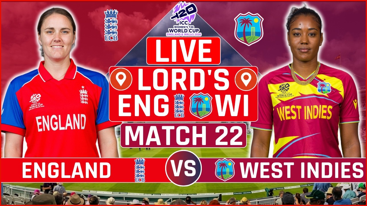 Womens T20 World Cup Live: England vs West Indies Live Score | ENG W vs WI W Live Audio Commentary
