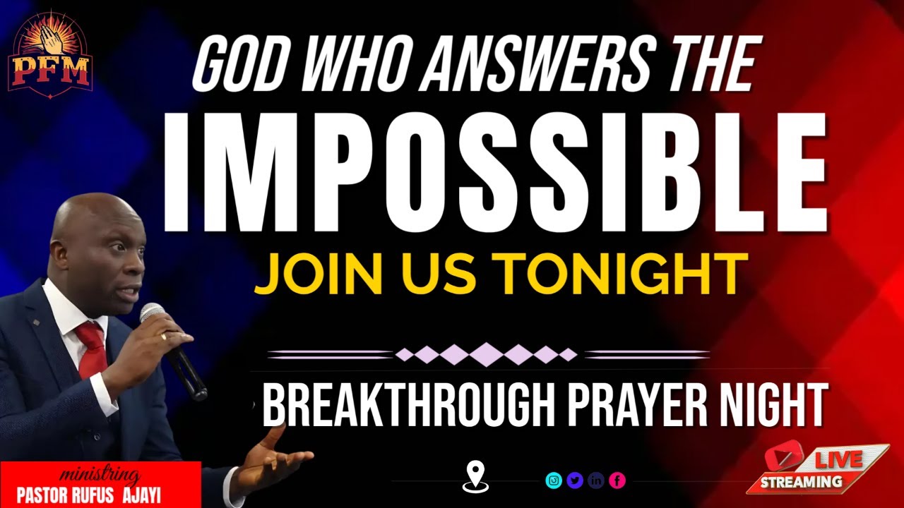 God Who Answers the Impossible // PRAYER FOR MERCY // Live With Pastor Rufus