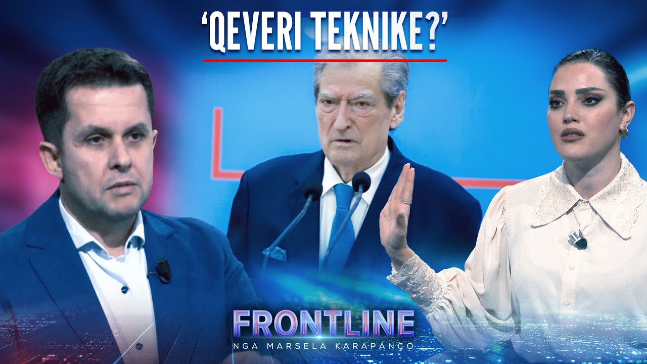 Debat në studio/ Alimehmeti ‘PËRPLASET’ me moderatoren: A po ma bëni mua pyetjen?!