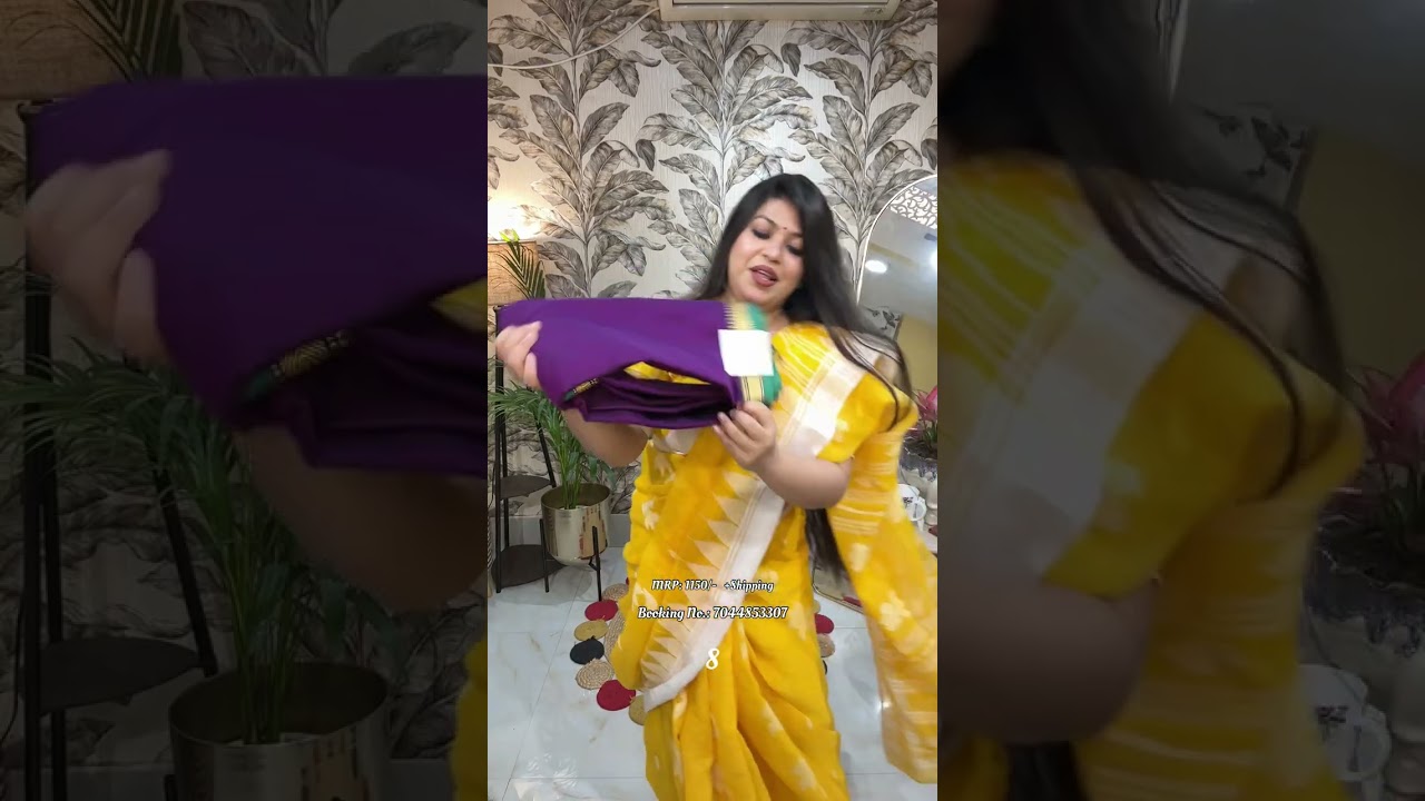 Narayanpeth Mercerised Cotton Saree | Nandita Nandini Kolkata