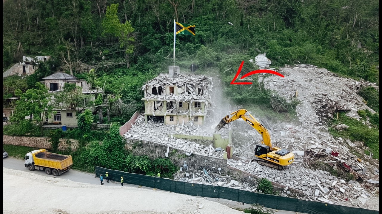 Entire Houses Removed for Jamaica’s New Highway Project! Must See | Road Update | Montego bay