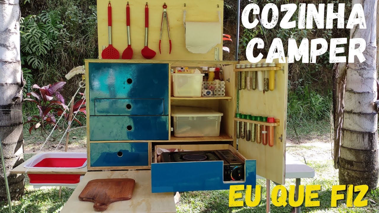 COZINHA PARA ACAMPAMENTO - EU QUE FIZ - CHUCK BOX