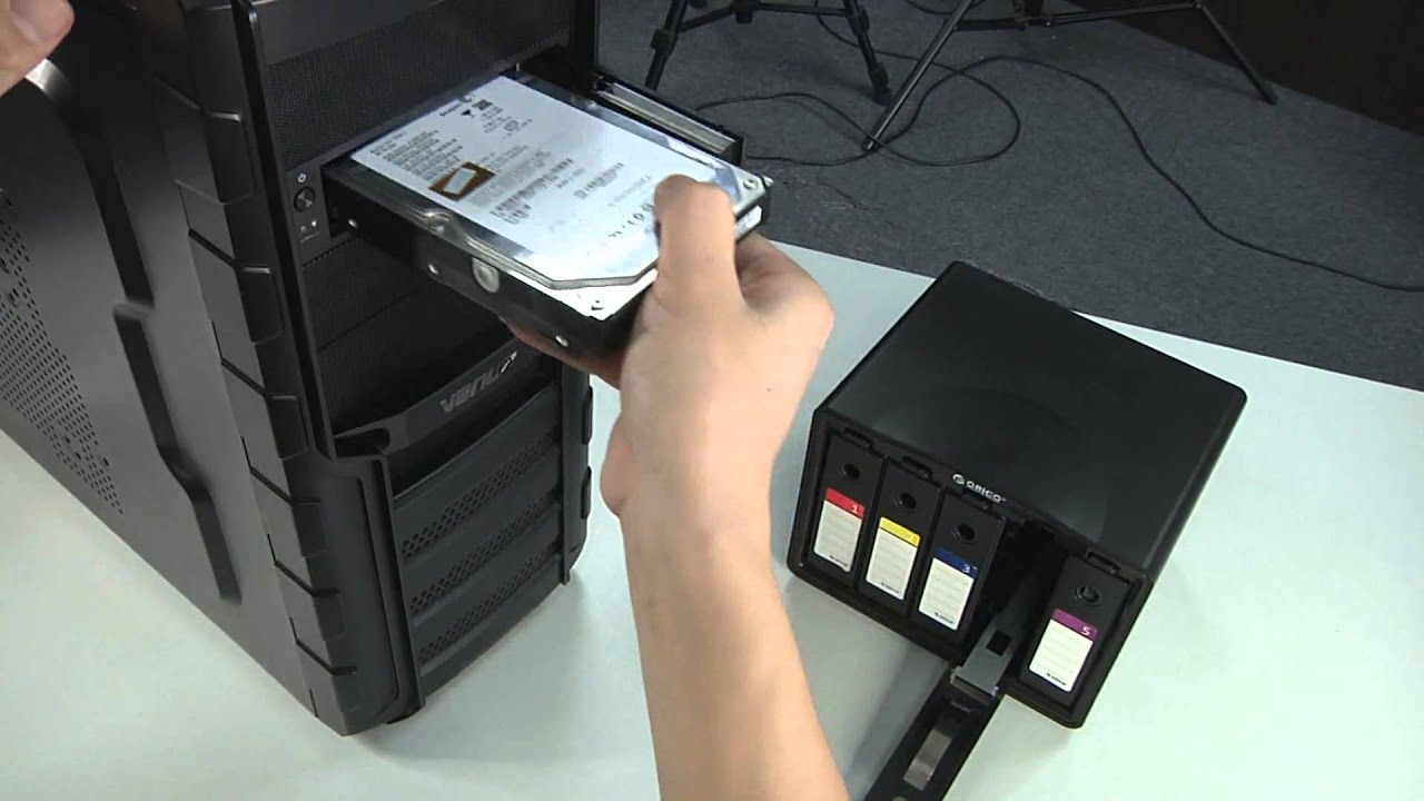 orico 1106ss intern Einbau Wechselrahmen für 3,5 SATA HDD Array 5,25