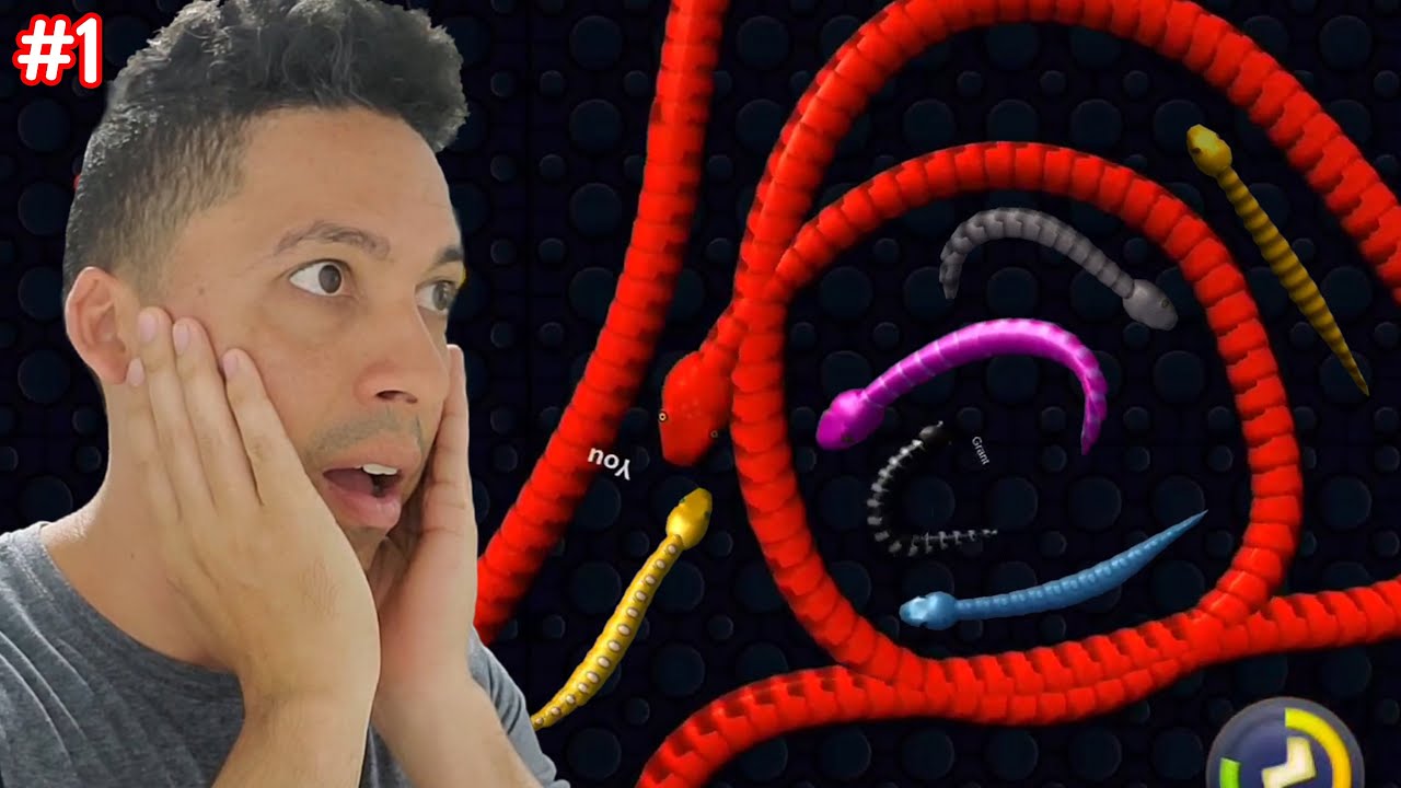 Snake io Game Worm - #1 - Gano A 50 Serpientes - Juegos De MELVIN