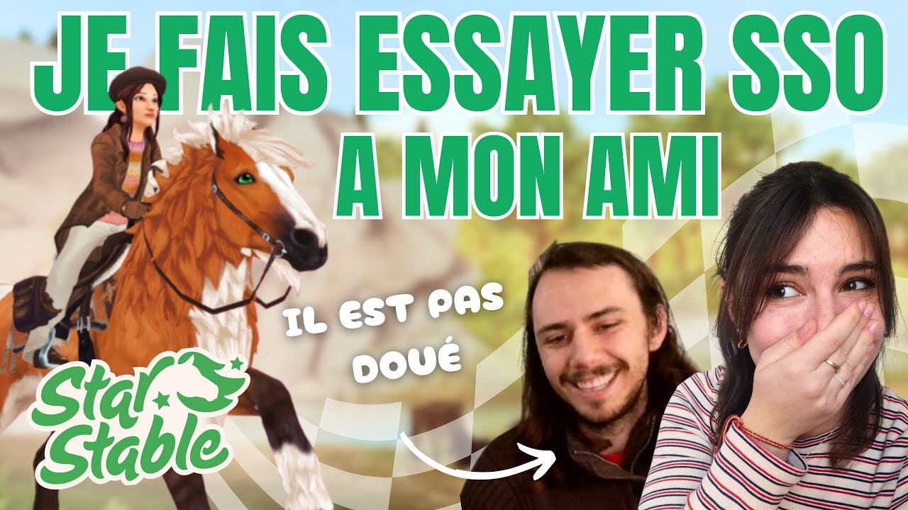 MON AMI ESSAYE LES CHAMPIONNATS (il a ragé...)😅Star Stable Online