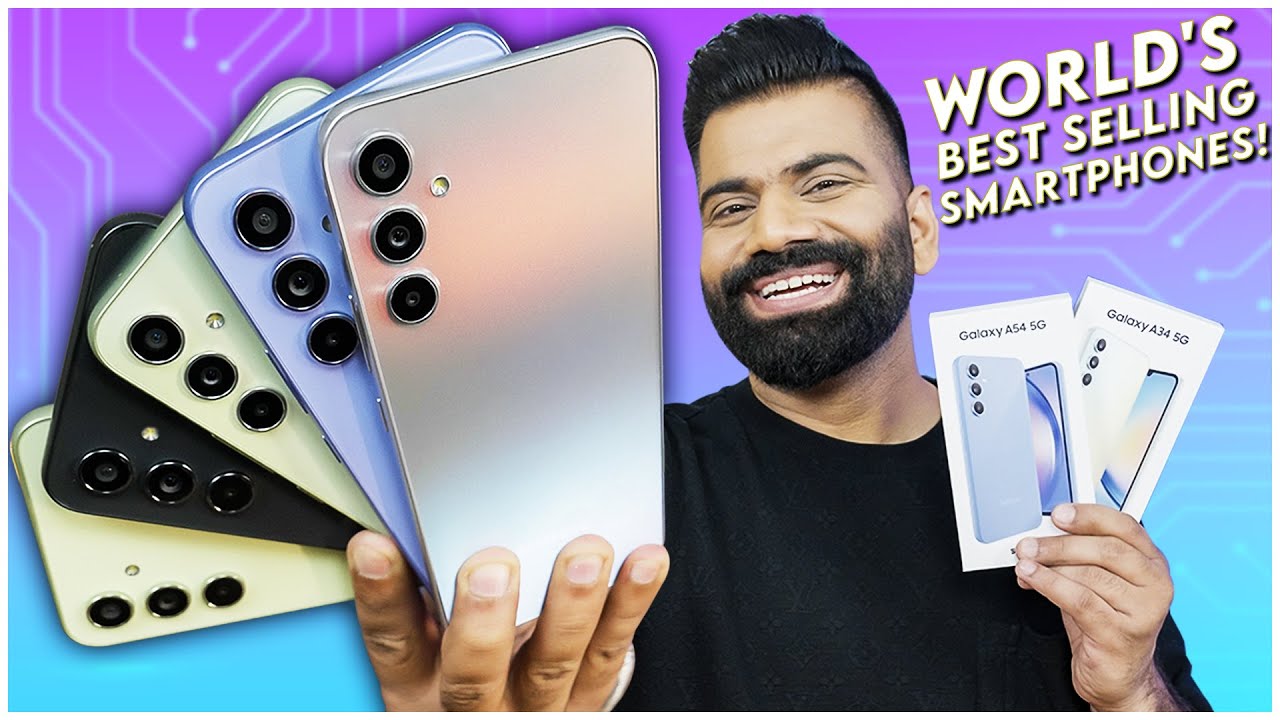 Samsung Galaxy A34 & A54 Unboxing & First Look - Awesome Phones🔥🔥🔥