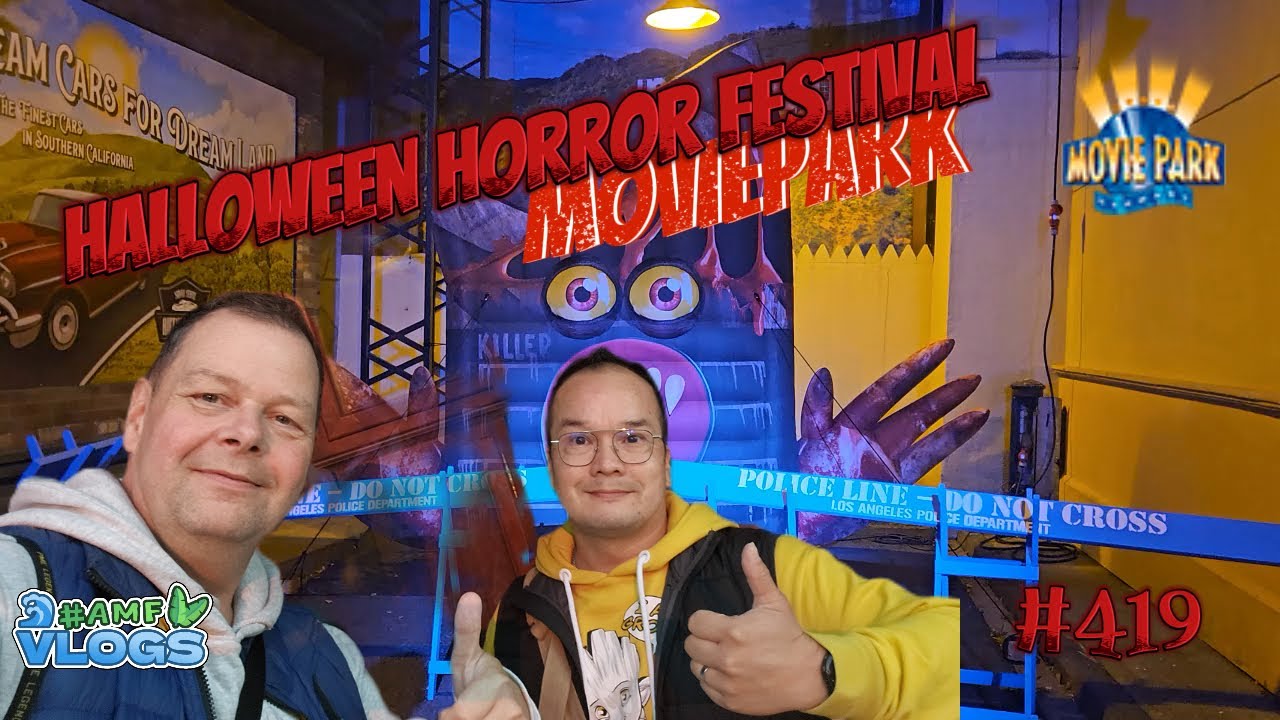 HALLOWEEN HORROR FESTIVAL MOVIEPARK GERMANY! #halloween #movieparkgermany