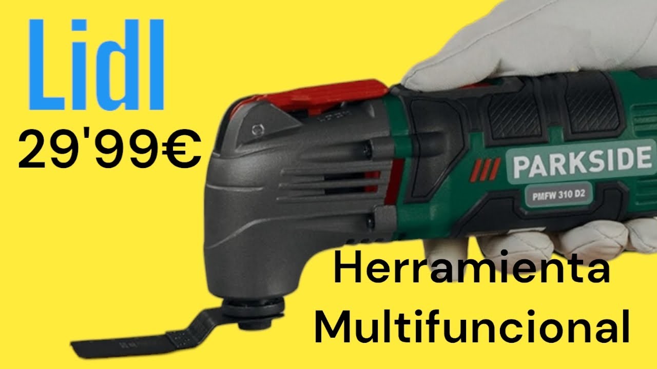 herramienta multifuncional parkside de lidl