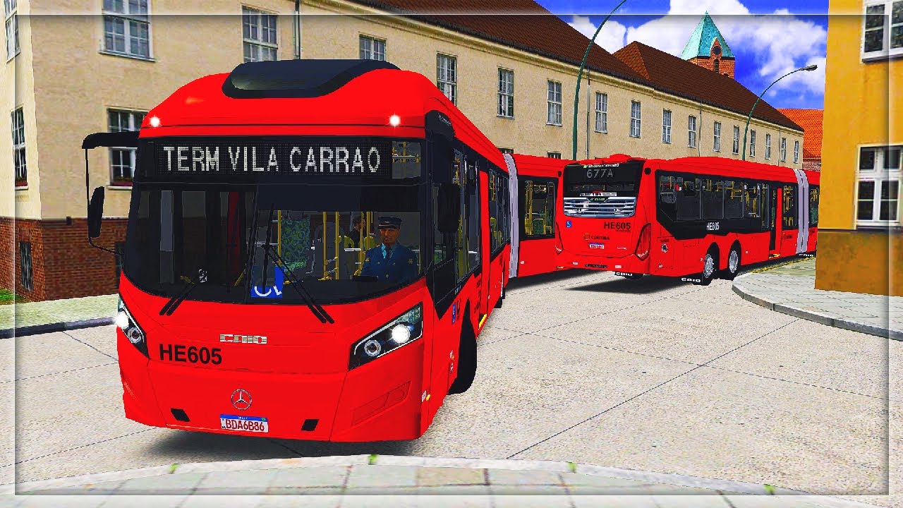 Super articulado em Ruas Estreitas! Praticando LINHA - Vale Das Arvores l Mapa Radial l OMSI 2