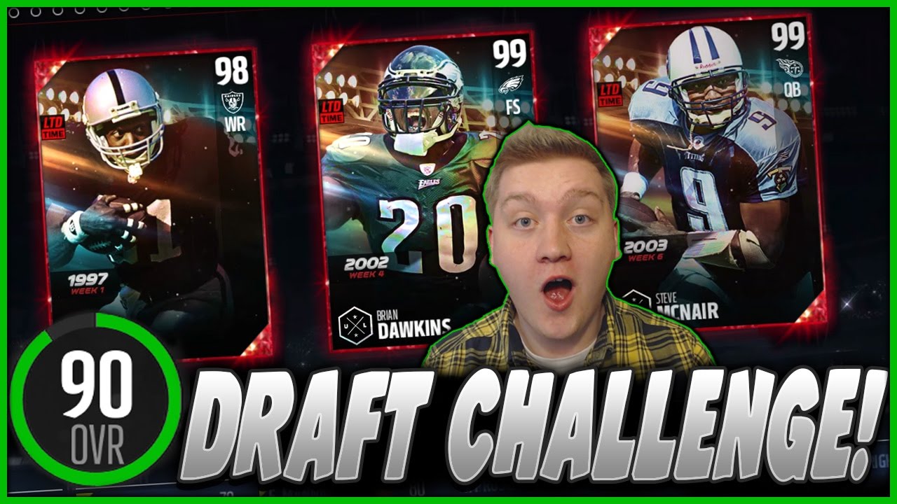 90 OVERALL DRAFT CHAMPIONS!! | 90 OVR DRAFT CHAMPS CHALLENGE! | MADDEN 17 DRAFT CHAMPS