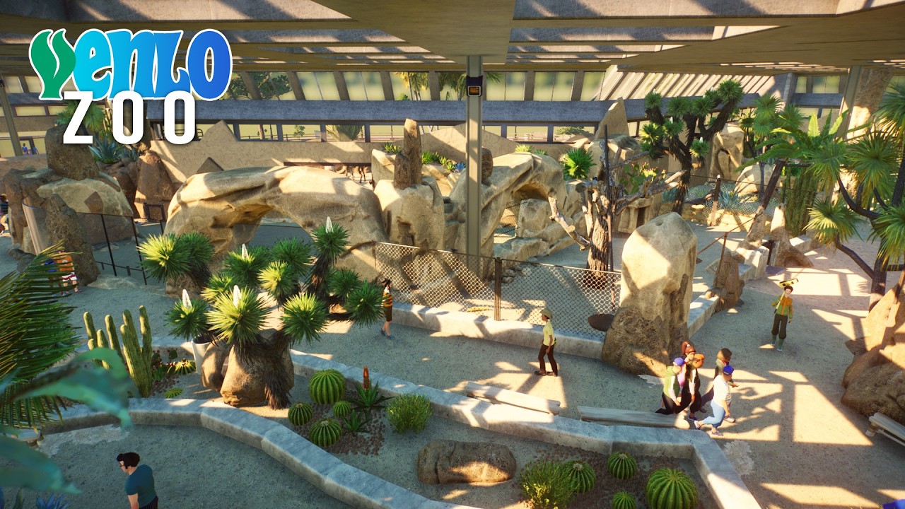 HUGE detailed DESERT House in Planet Zoo! Venlo Zoo