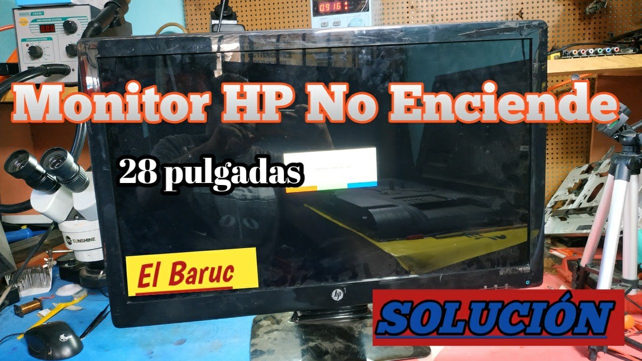 Monitor HP No Enciende !Solucion!