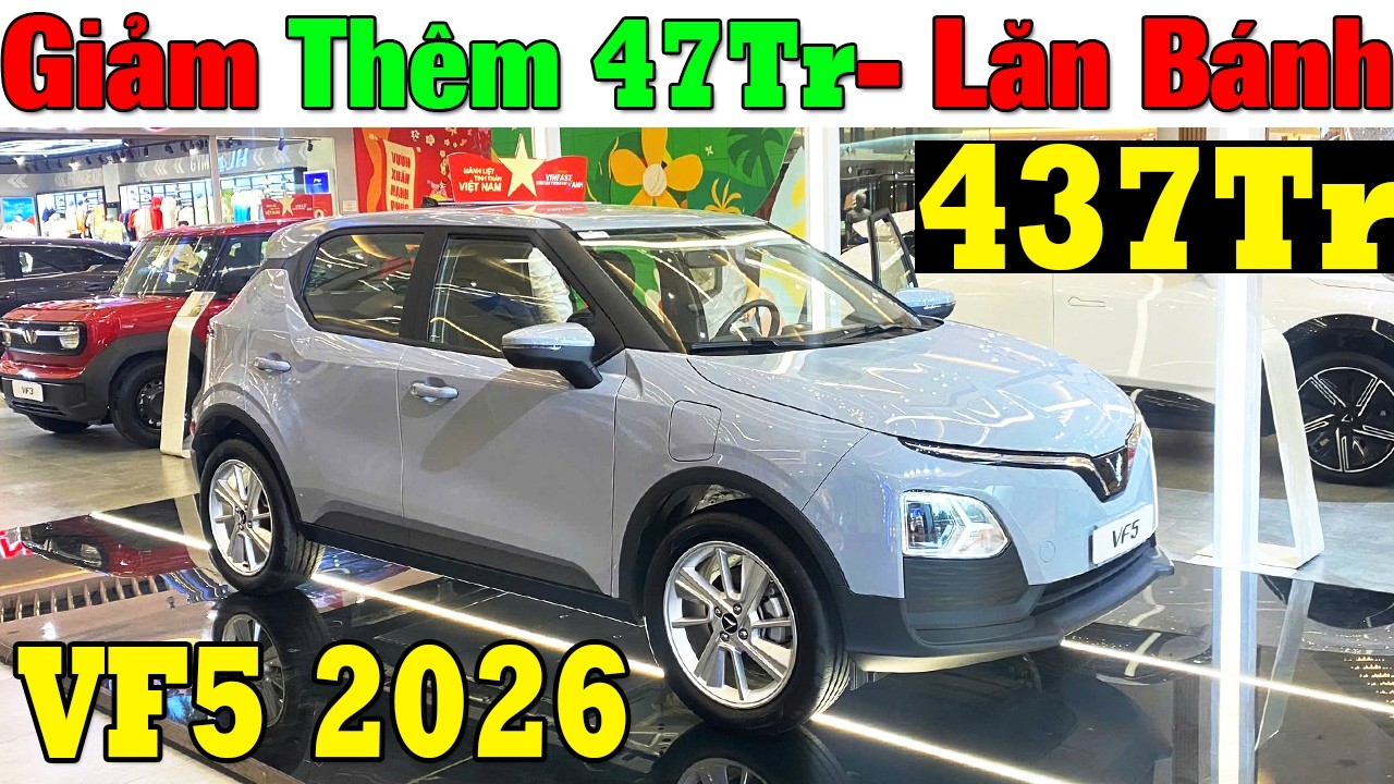 ✅Giá Xe Khuyến Mại Vinfast Vf5 Có Đổi Xăng Sang Điện Giảm Mạnh| Lăn Bánh Vinfast Vf5 Mới | Topcarvn