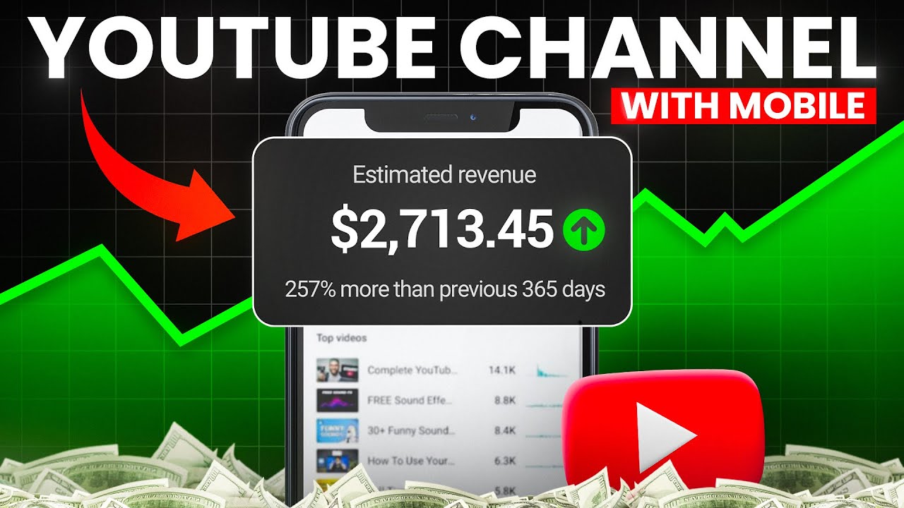 How to Start & Grow YouTube Channel With Just a Mobile in 2026!(Full Guide)