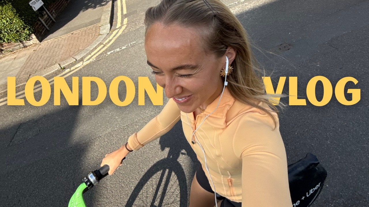 *realistic* week in my life | getting back into routine, balancing social plans & life in London