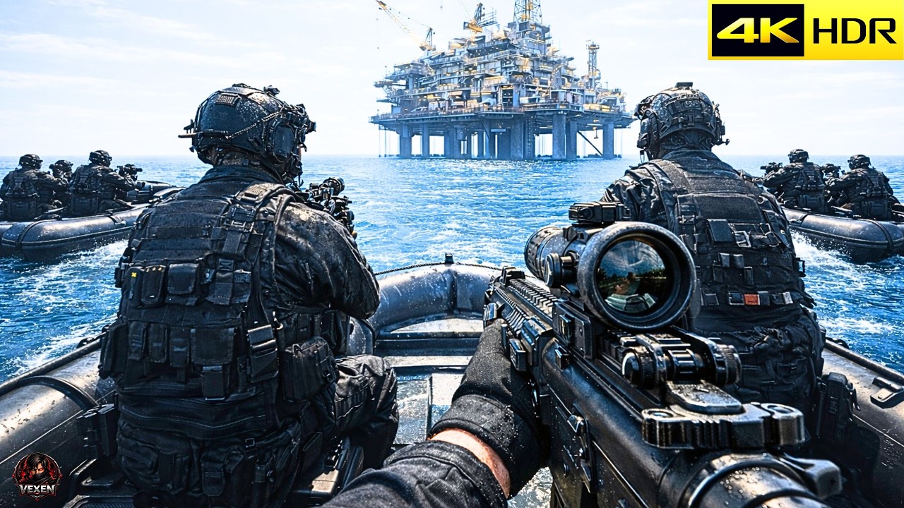 S.A.S Raid On Russian Oil Rig | Immersive Ultra Realistic [4K60FPS] Call Of Duty