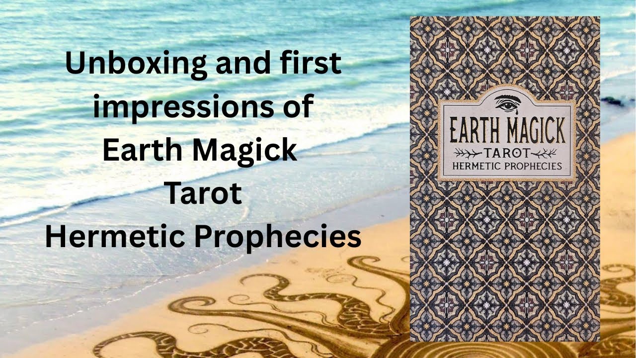 Unboxing the Earth Magick Tarot and accompanying guidebook