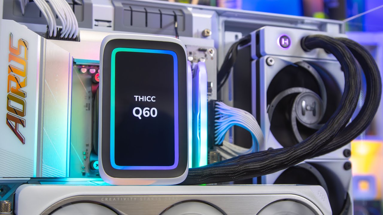 The BEST AIO On The Market? - HYTE THICC Q60 AIO Review! (w/ Unboxing, Software & Thermals) [4K]