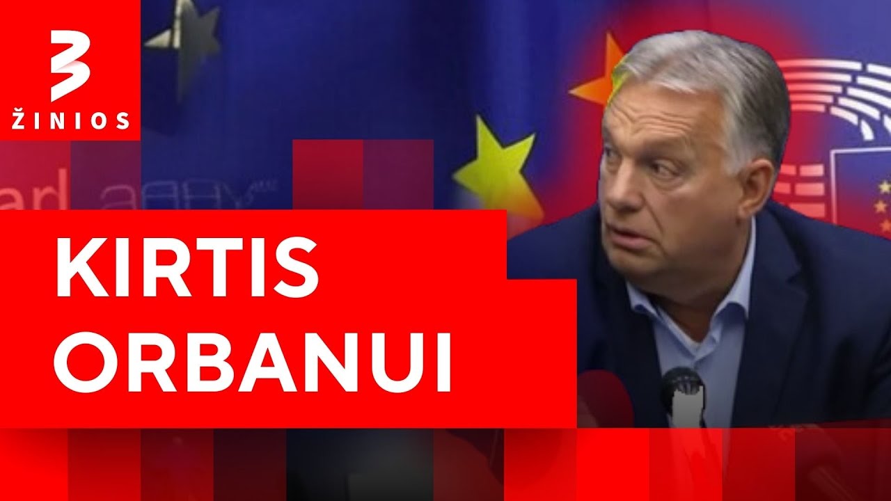 Europos Parlamentas i&scaron;pliekė Orbaną už pataikavimą Rusijai ir Kinijai