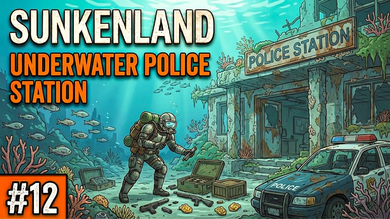 SUNKENLAND Part #12 – Looting the Underwater Police Station! (Hindi Gameplay)
