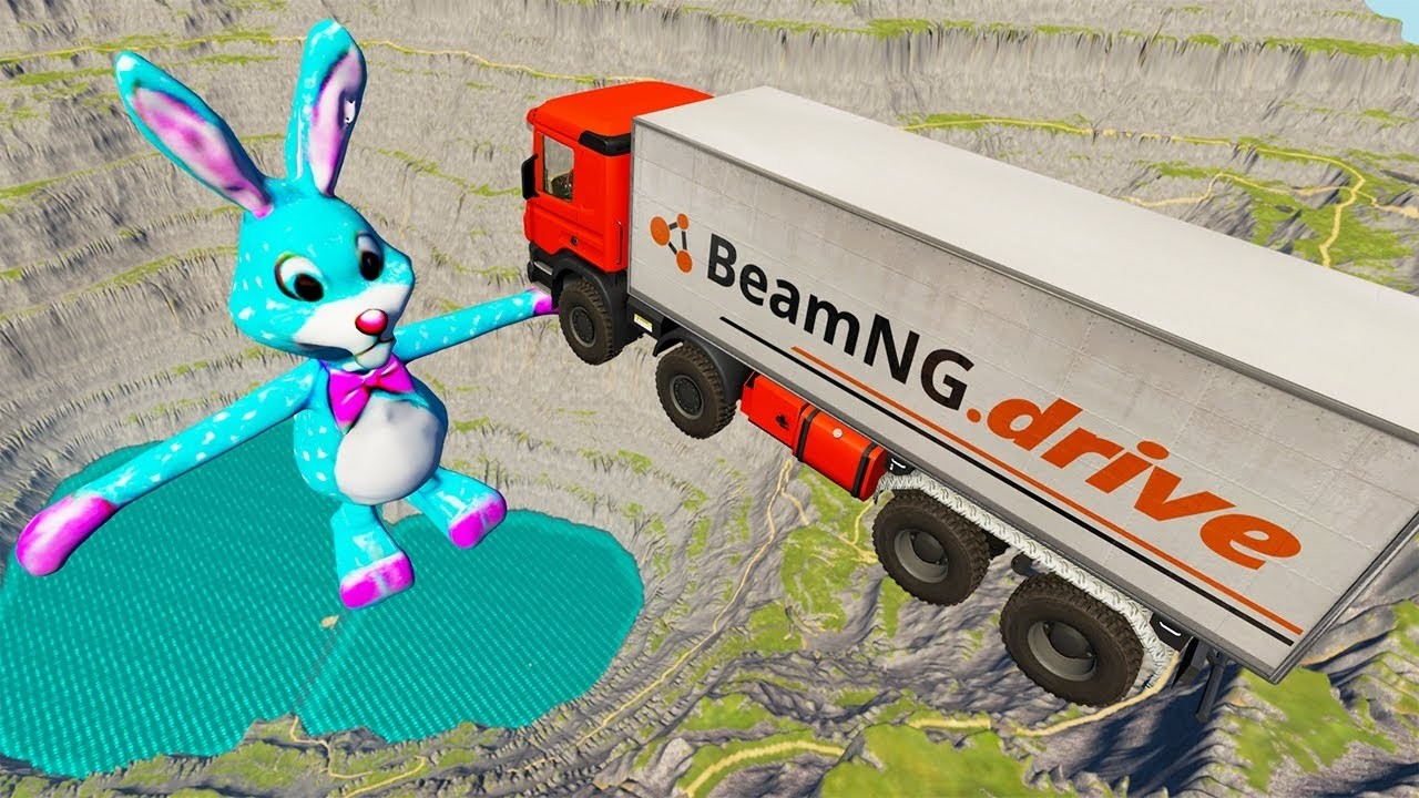 Leap of Death: Cars Launched at Massive Red Aircraft!