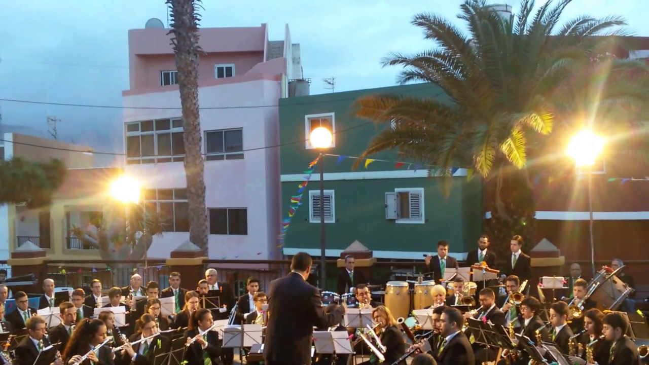 BANDA MUNICIPAL DE MÚSICA DE GÁLDAR, CAÑA DE ESPAÑA.